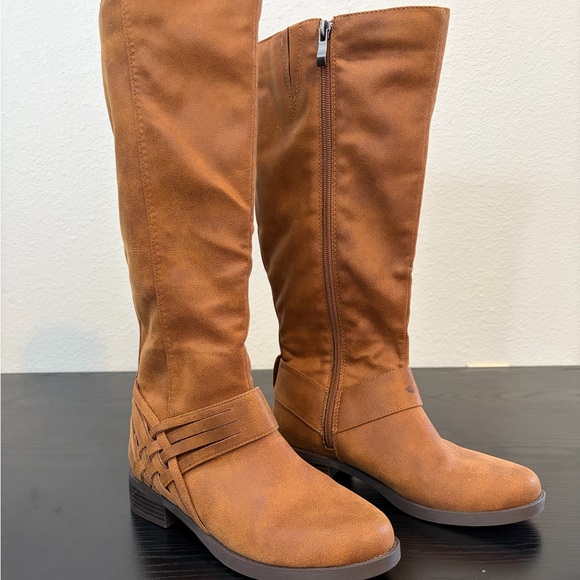 Journee Collection Shoes - Journee Collection Brown Over the Knee Boots